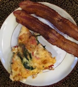 Frittata and Bacon